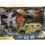 Grande ensemble militaire chasseur et technique de combat