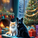 Bluebird Puzzle Wachten op Kerstmis 300 stukjes