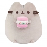 pluche kat Pusheen met macaron 24 cm