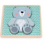 Houten kinderpuzzel - Beer