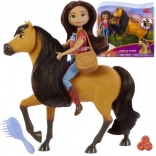Spirit Lucky and Spirit – doll with mustang play set