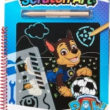 scratch art pad Paw Patrol Chase – creative set 19 × 28 cm, 10 sheets