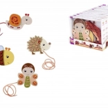 Kit de broderie en bois avec animaux – 15 pcs