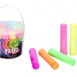 Fluorescerende stoepkrijt 20 stuks