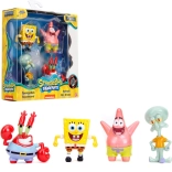 SpongeBob set of 4 metal collectible figures 5–7 cm