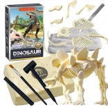 Woopie Archäologie-Set – Dinosaurier Stegosaurus, Ausgrabungen und Skelett zum Zusammenbauen