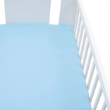 Jersey hoeslaken voor kinderbed 120 × 60 blauw NEW BABY