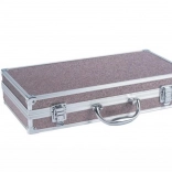 grand vanity en cuivre avec miroir