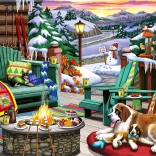 Ravensburger puzzel Gezellige plekjes XXL 500 stukjes