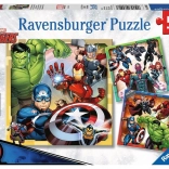 Puzzel Ravensburger Marvel Avengers 3x49 st.