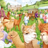 Falcon puzzel boerderij met alpaca’s 1000 stukjes