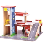 Bigjigs Toys Garage met parkeerplaats