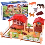 Large Set Farm on the Pasture Animals