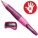 STABILO easyergo 3.15 ergonomic mechanical pencil for right-handers, pink, with sharpener