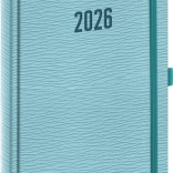 Dagboek Notique Rivoli 2026 lichtblauw 15 x 21 cm