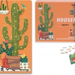 Puzzle Duel Kamerplanten: cactussen vs. tropisch 2×70 stukjes