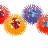 Balle en caoutchouc duveteuse 230 mm – SPIDEY et STITCH (motifs assortis)
