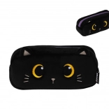 Pluchen etui zwarte kat Cat Lovers