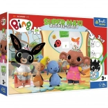 Puzzle Super Maxi double-sided Bing and Friends