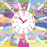 Puzzle mit Uhr SCHWEINCHEN PEPPA XL 60 Teile