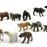 Safari-dieren ZOO plastic 10 cm mix van soorten - 1 st