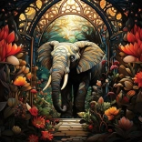 Puzzle Bloemenwachter 1000 stukjes ART PUZZLE