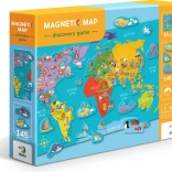 Magnetic World Map for Kids