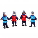 Bigjigs Toys medieval knights – set of wooden figures