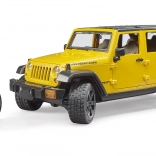 Bruder Jeep Wrangler Rubicon met fietser en fiets