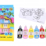 Glasverven met glitters 5+1