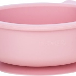 Silicone Bowl with Suction Kitten Pink