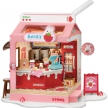 Robotime mini-maison miniature Bar à lait Strawberry