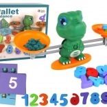 jeu éducatif dinosaure – balance et apprentissage des mathématiques