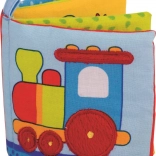 GOKI cotton crinkling book with a whistle for children