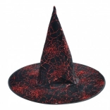 Wizard hat for adults black-purple