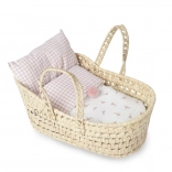 Mozesmandje voor poppen met beddengoed – klein Antonio Juan