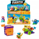 PIRATIX Adventure World Golden Treasure Captain Set – 4 Figures and Accessories