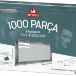 Puzzle Frame 96x34cm Silver