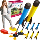 Children's Double Rocket Launcher Set with Foam Rockets