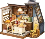 Rolife maison miniature DIY : pâtisserie en cuisine avec éclairage LED, 359 pièces