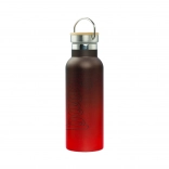 BAAGL Thermos with Bamboo Lid Gradient Red-Black
