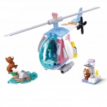 Hélicoptère de secours Sluban Metropolis pour animaux de compagnie