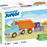 Playmobil Junior camion-benne basculant avec figurine