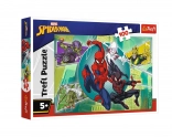 Puzzel 100 stukjes Spiderman spinnenmasker Trefl