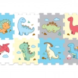 Schuimpuzzels dinosauriërs - 8 stuks