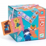 DJECO Domino avec des animaux et des chiffres