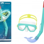 Set de snorkeling pour enfants BESTWAY – masque et tuba, turquoise