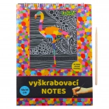 Scratch-off notebook for creative fun