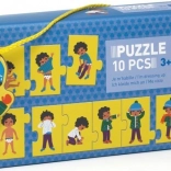 Puzzle d'habillage pour enfants 10 pièces Djeco