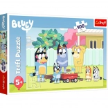 Puzzle TREFL BLUEY 100 pièces – monde joyeux